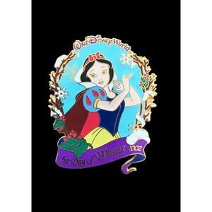 Disney Snow White 1st Day of Winter 2002 LE 3500 Pin WDW